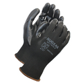 Nugear Black Nitrile, Coated Glove, L NBK4100L12